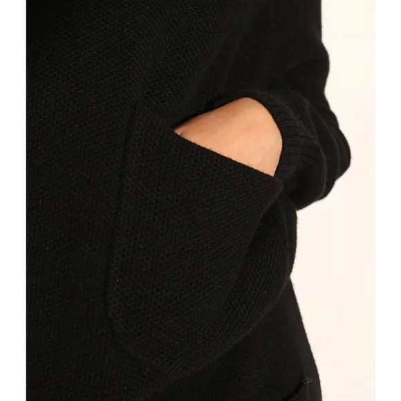 KAEL KNIT BLACK Sweater- L.F.Markey 100% wool - Picture 3 of 6